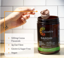 CocoaVia CardioHealth Powder with 500 mg cocoa compounds per serving