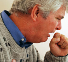 man with a bad ARB cough